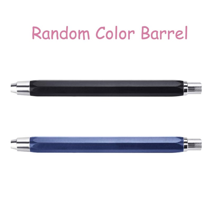 BXT 5.6MM Lead Holder Metal Automatic Mechanical Graphite Pencil with Sharpener, 1pcs Clutch Charcoal Pencil for Draft Drawing, Shading, Crafting, Art Sketching(Random Color) - Image 2