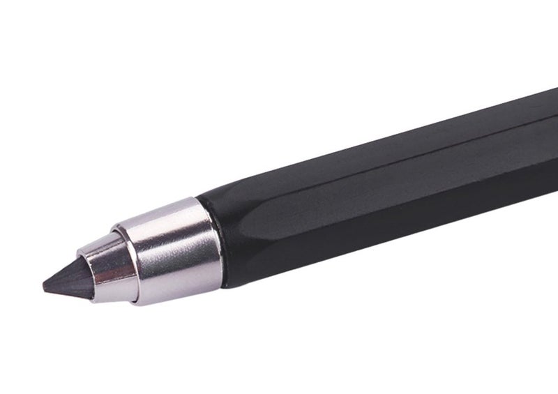 BXT 5.6MM Lead Holder Metal Automatic Mechanical Graphite Pencil with Sharpener, 1pcs Clutch Charcoal Pencil for Draft Drawing, Shading, Crafting, Art Sketching(Random Color) - Image 4