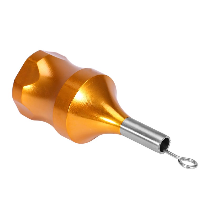 Aluminium Alloy Tattoo Cartridge Knurled Grip Tube Tattoo Machine Gun Handle Grip Gold - Image 3