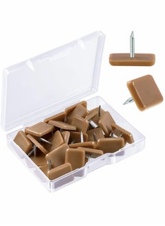 Y&D Tack-in Drawer Glides Tack Glide, Brown Furniture Slider for Repairing Dressers, Making All the Drawers Slide Smoothly and Evenly (60 Pcs)  - Image 1