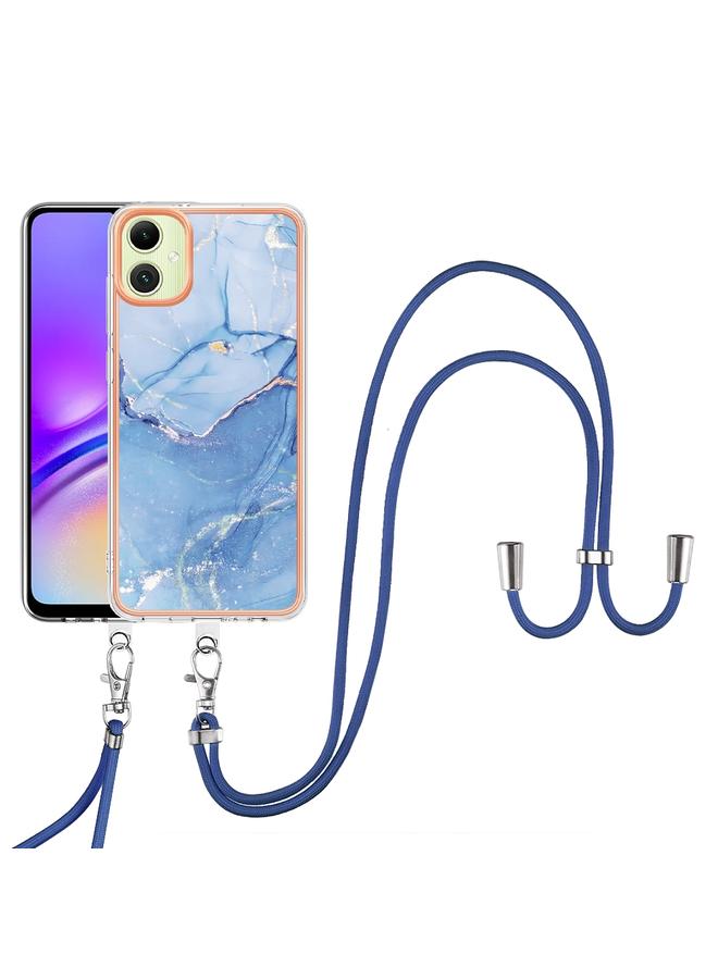 اس-توب جراب لهاتف Samsung Galaxy A05، جراب هاتف IMD مزدوج الجوانب مطلي بالرخام الكهربائي مع حبل تعليق - Image 2