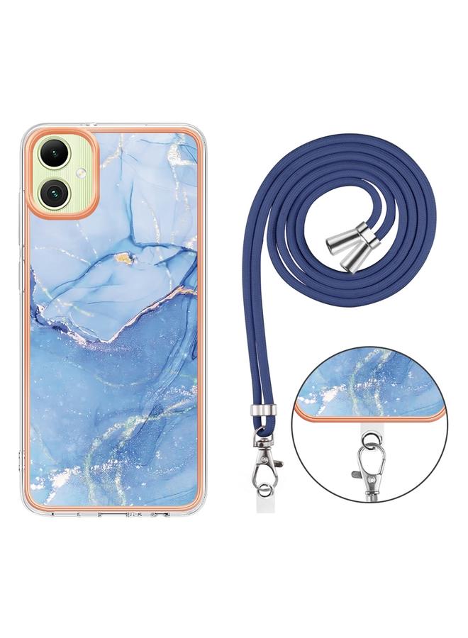 اس-توب جراب لهاتف Samsung Galaxy A05، جراب هاتف IMD مزدوج الجوانب مطلي بالرخام الكهربائي مع حبل تعليق - Image 4