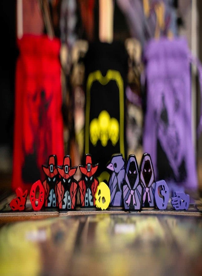 Capstone Games Pagan: Fate of Roanoke - Wooden Token Set, 125 Painted Game Pieces & 3 Custom Screen Printed Cloth Bags - Image 3