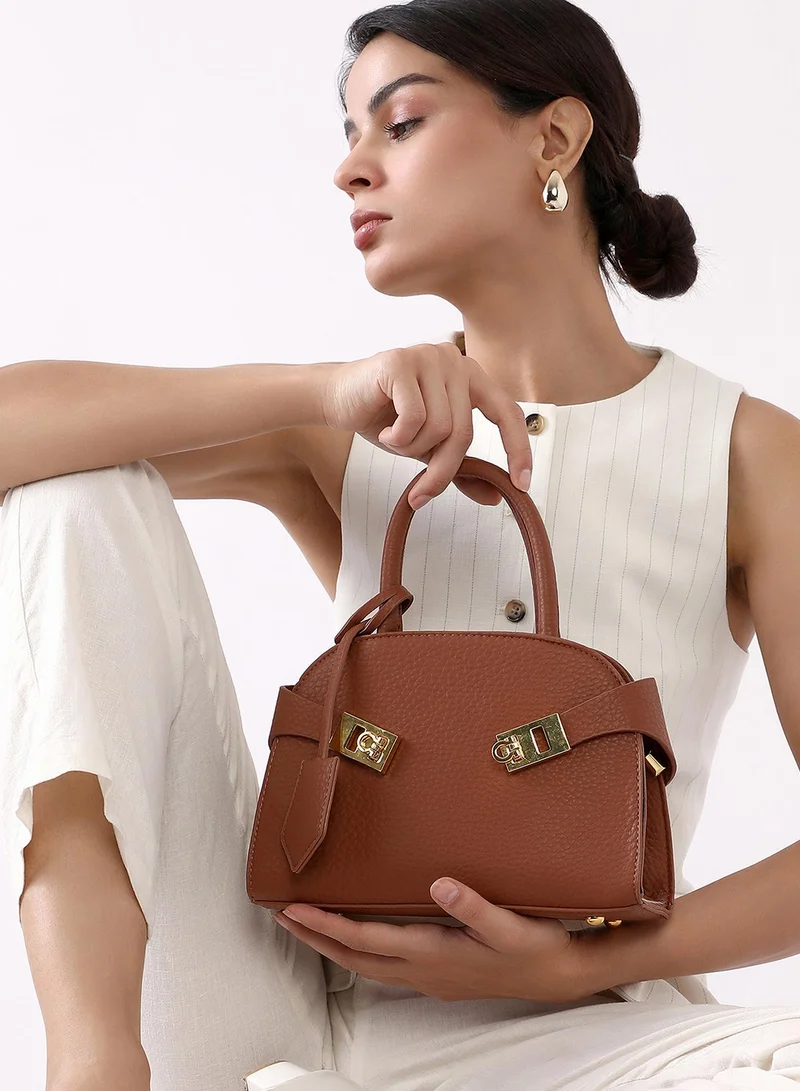 Haute Sauce Twist Lock Top Handle Bag
