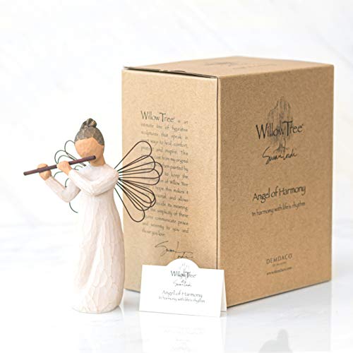 Willow Tree Angel of Harmony, Sculpted Hand-Painted Figure - Image 5