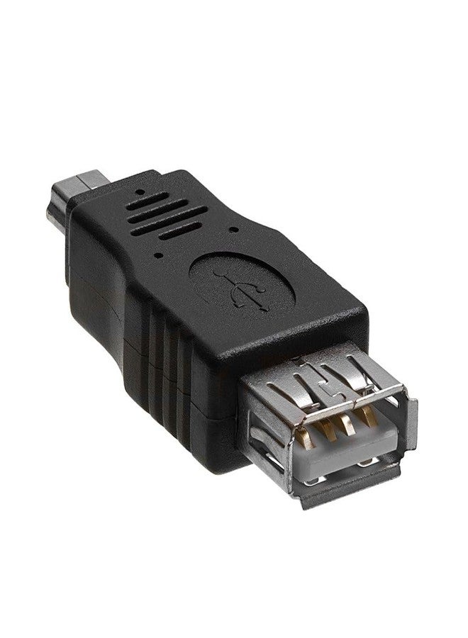 Cmple - [10 Pack Mini USB to USB Adapter Standard USB 2.0 A Female Jack to Mini B Male Plug OTG Connector Converter for Digital Cameras Tablets Dash Cams Transfer Photos to Computer - Image 3
