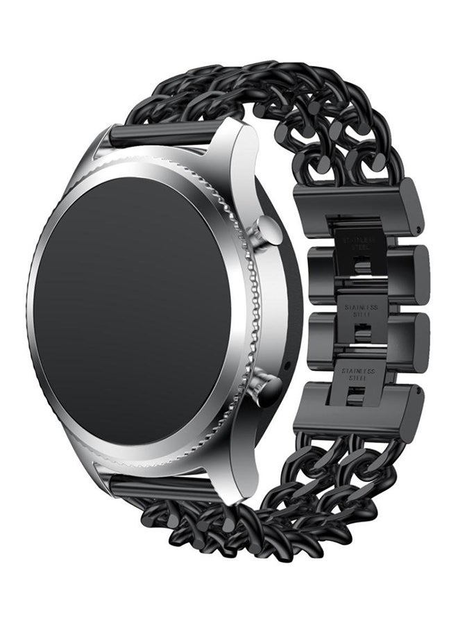 ISank Replacement Watch Band For Samsung Gear S3 Classic Black - Image 3