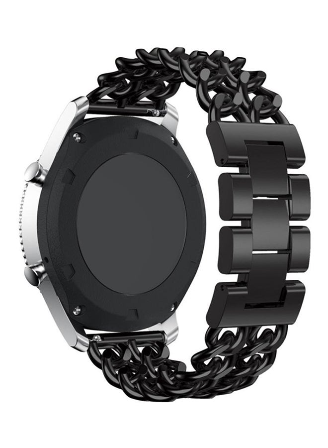 ISank Replacement Watch Band For Samsung Gear S3 Classic Black - Image 2