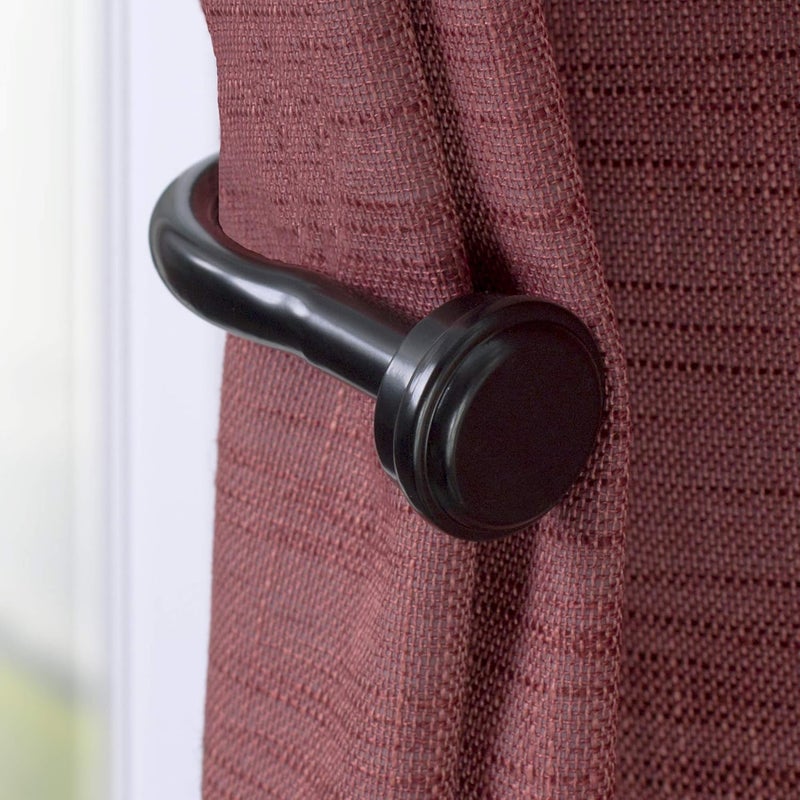Decopolitan Cap Curtain Holdback, Black Espresso - Image 2