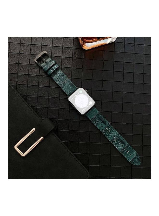 NIBEMINENT Replacement Watchband For Apple Watch Green - Image 1