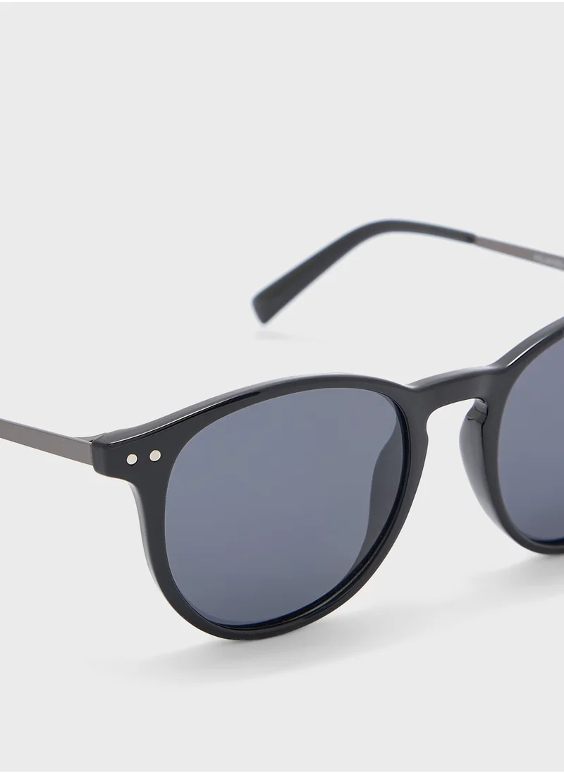 نوتيكا Round  Full Rim Sunglasses N900Sp