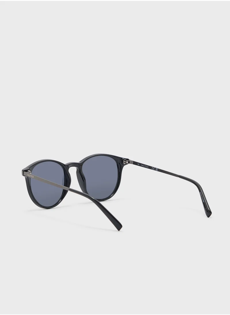 نوتيكا Round  Full Rim Sunglasses N900Sp