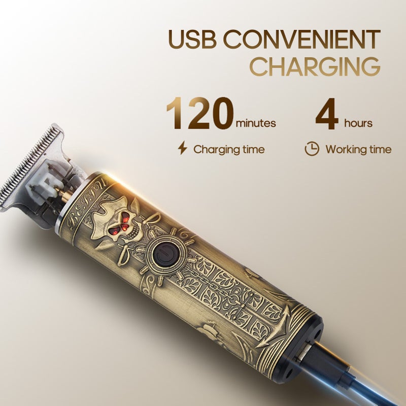 Electric Clippers USB Cordless Hair Clipper with Limit Combs Digital Display Hair Trimmer for Men Barbers Home - Image 4