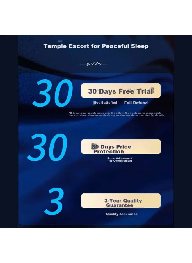 Tempur Memory Foam Deep Sleep Cervical Pillow, Sleep Aid, Adult Dormitory Comfortable Core Pillow, Size S - Image 2