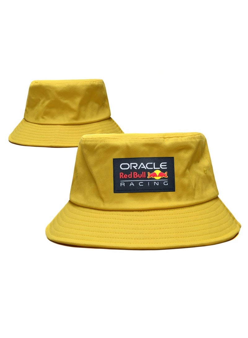 ORACLE Red Bull Racing Logo Yellow Daily Versatile Bucket Hat