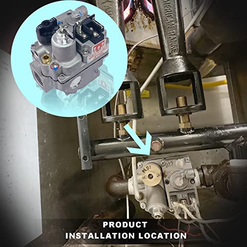 MCAMPAS 700-506 Millivolt Gas Valve Replacement for Robertshaw 700 Series, 200,000 BTU/H Fast Opening, Compatible with Millivolt Combination Valve -Natural Gas - Image 4