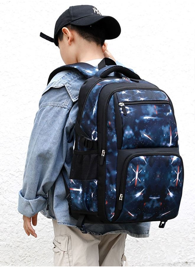 GoldenLike - Rolling Backpacks,3 Pcs School Bag Wheeled Large Capacity Children Travel Backpack Students Trolley Daypack  Elementary Durable Bookbag School Rolling Bag for Boys and Girls - Image 1