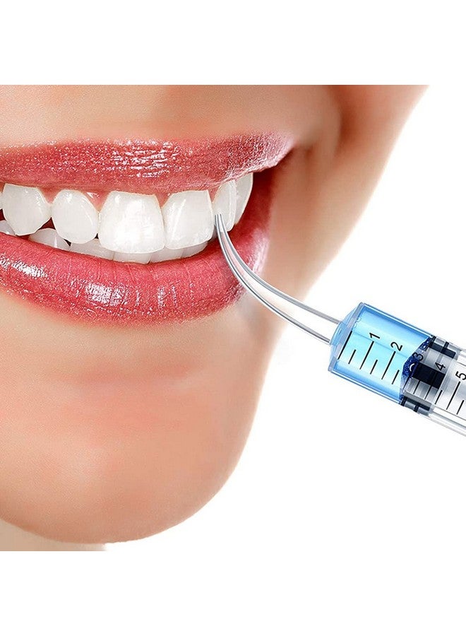 TIHOOD 15Pcs 12Ml/Cc Plastic Syringes With Curved Tip Disposable Irrigation Syringe Mouthwash Cleaner For Oral Care Animal Feeding With Measurement - Image 3