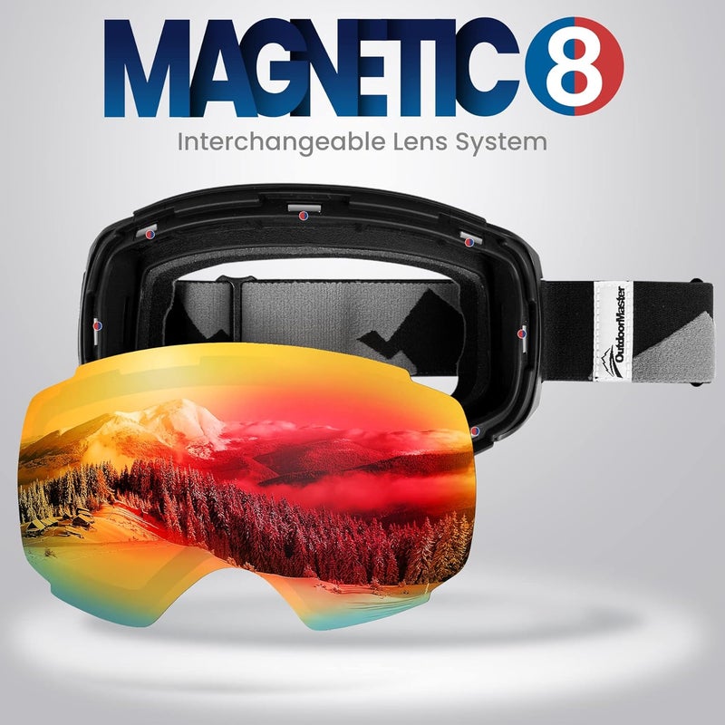 OutdoorMaster Ski Goggles PRO Replacement Lens - 20+ Choices - Image 2