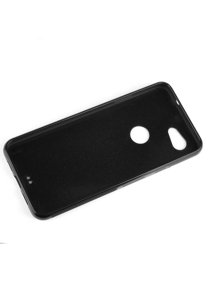 زبون جراب لهاتف Google Pixel 3a XL مقاوم للصدمات بنمط جلد البقر المخيط، مصنوع من مادة البولي يوريثين الحراري + البولي يوريثان الحراري + مادة TPU - Image 5