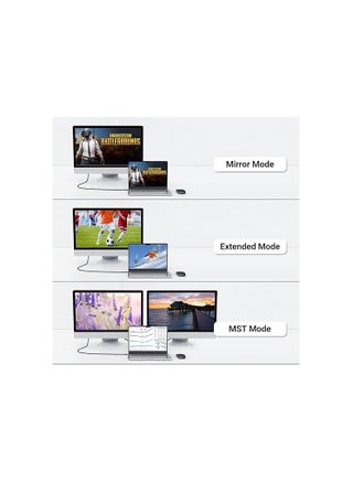 كابل USB-C إلى DisplayPort 1.4 – بطول 2 متر – يدعم 8K بمعدل 60 هرتز، و4K حتى 144 هرتز – متوافق مع أجهزة ثاندربولت - pzsku/Z7E815B210F0E7AA686E0Z/45/1751966403/5fa95c8d-0a6b-42be-8560-2eb66dd6915d