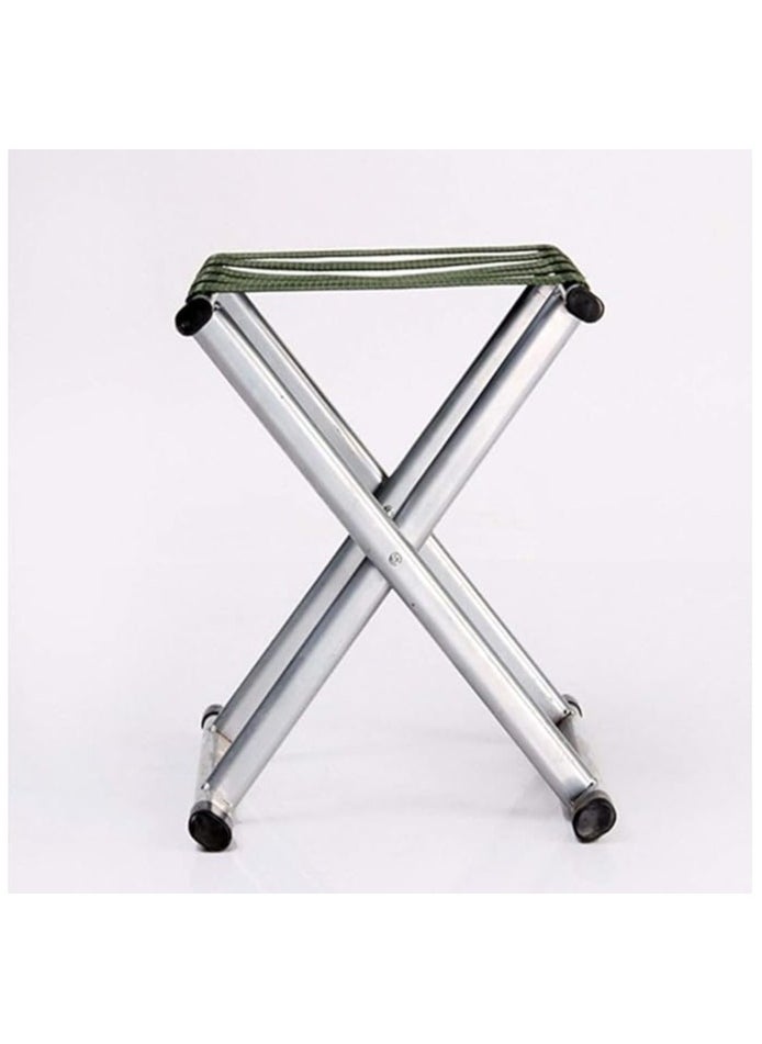 Generic Heavy-Duty Camping Steel Folding Chair – Backless Outdoor Stool/Table with Nylon Strap Support  - Image 3