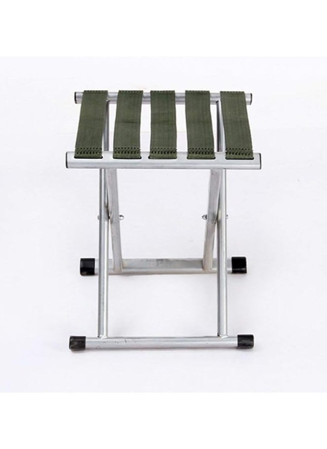 Generic Heavy-Duty Camping Steel Folding Chair – Backless Outdoor Stool/Table with Nylon Strap Support  - Image 5