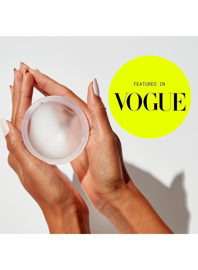 FLEX قرص فليكس القابل لإعادة الاستخدام | قرص الحيض القابل لإعادة الاستخدام | بديل السدادات القطنية والفوط والكؤوس | سعة 6 سدادات قطنية فائقة | يدوم لسنوات | يشمل حقيبة حمل و 2 قرص قابل للتخلص مجاناً - Image 3