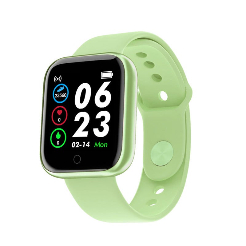 Fitness Tracker: Green IP67 Waterproof Integrated Health Monitor - Intelligent Quick Charge Activity Tracker for Fitness Enthusiasts & Daily Health Management - Image 1