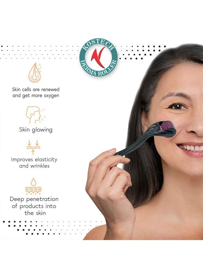 Kostech Derma Roller (Kdr) With 540 Titanium Alloy Needles (1.5 Mm) Pack Of 2 - Image 5