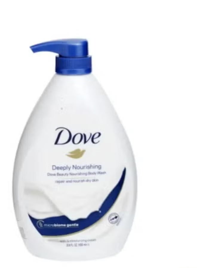 Dove Deeply Nourishing Body Wash Nutrium Moisture – 1000ml | Hydrating & Softening Shower Gel - Image 2