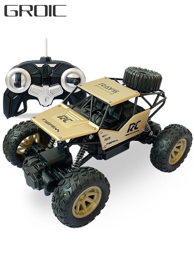 GROIC RC Cars,1:18 Scale Electric Toy All Terrain Remote Control Car, Racing Cars Electric Vehicle,Kids Outdoor Toys Fast Racing Buggy Toy  - Image 1