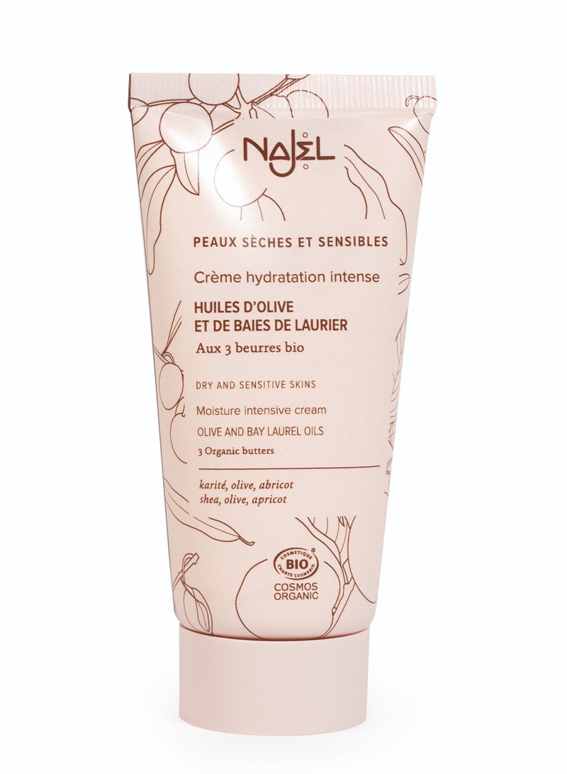 Najel Organic Moisture Intensive Face Cream - Eco Certified Made in France - Image 1