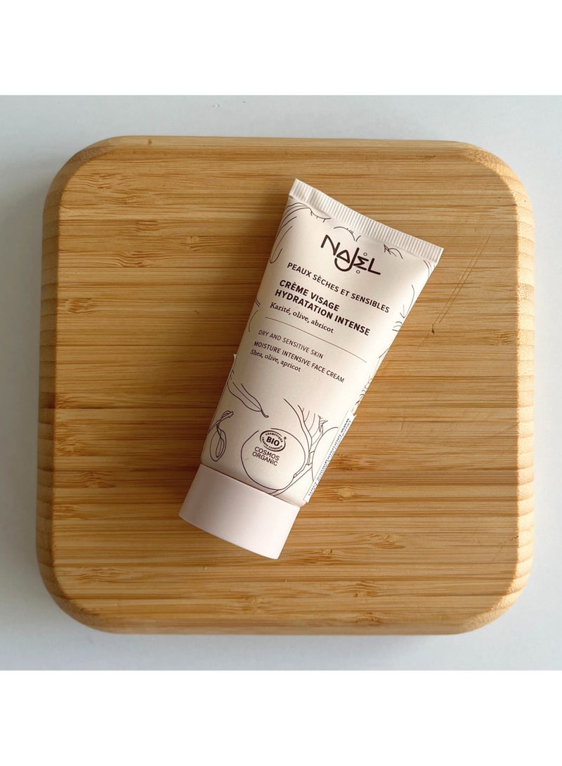 Najel Organic Moisture Intensive Face Cream - Eco Certified Made in France - Image 3