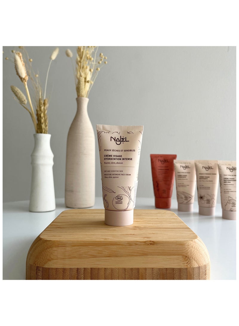 Najel Organic Moisture Intensive Face Cream - Eco Certified Made in France - Image 4