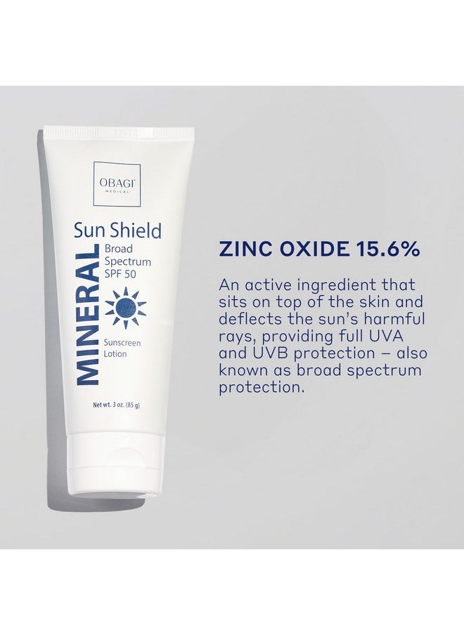 Obagi Medical Obagi Sun Shield Hypoallergenic Mineral Sunscreen Broad Spectrum Spf 50 Protection From The Sun Sheer Quickabsorbing Formula 2 Pack 2 * 3 Oz  - Image 5