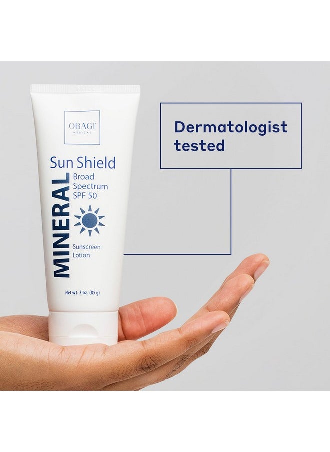 Obagi Medical Obagi Sun Shield Hypoallergenic Mineral Sunscreen Broad Spectrum Spf 50 Protection From The Sun Sheer Quickabsorbing Formula 2 Pack 2 * 3 Oz  - Image 4