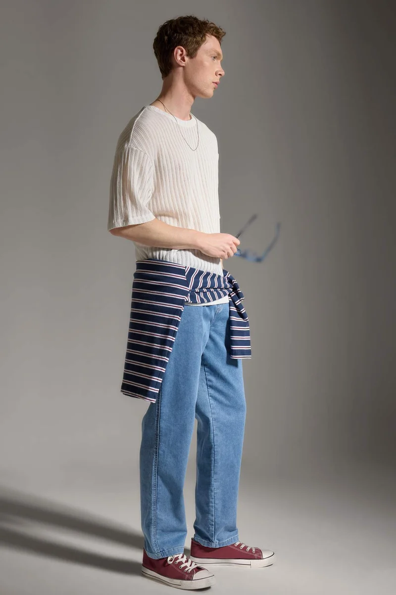ديفاكتو Wide Leg Elastic Waist Trousers
