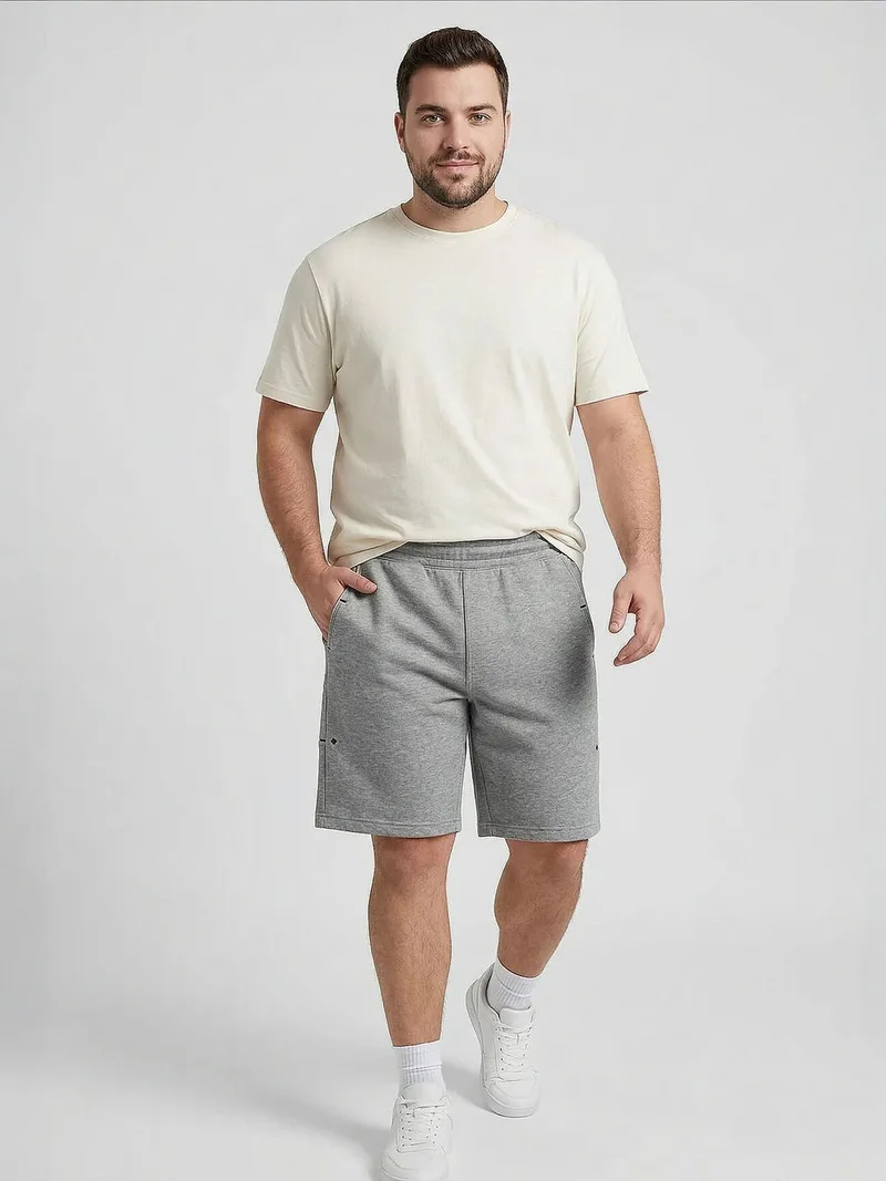 Tommylife Multicolor TOMMY Men's Mid Waist Drawstring Shorts for Men | Best Price UAE