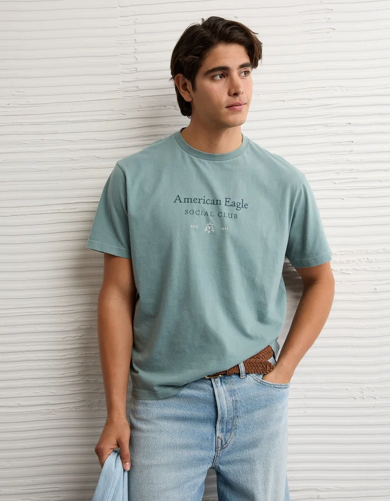 American Eagle AE Logo Graphic T-Shirt
