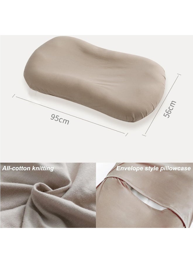 TOMSHOO Baby Lounger with Mosquito Net,Portable Newborn Bassinet,Baby Nest Comfort for Sleeping-Resistant Washable Cover,Simulated Uterus, BABY Bionic Bed For Bedroom (Brown Bassinet+Mosquito Net) - Image 4