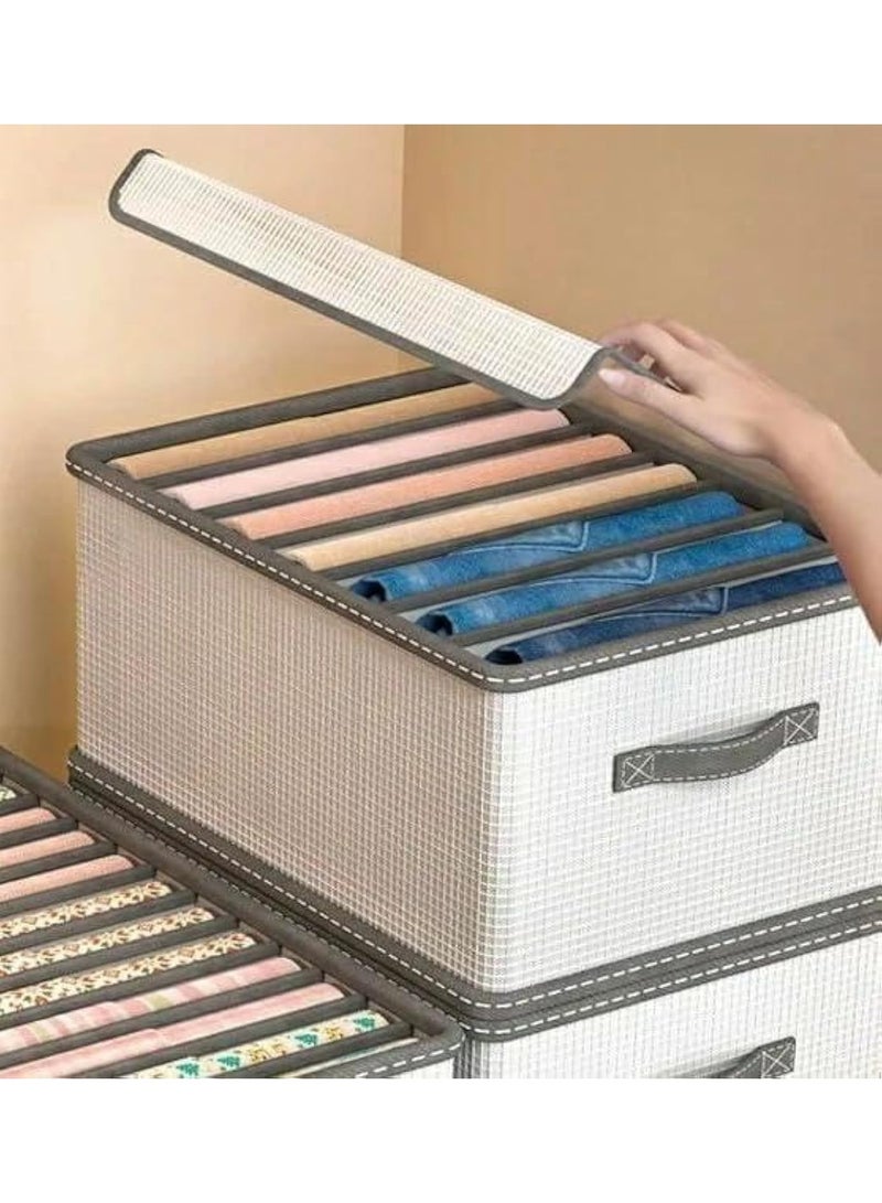 Spaceshoop Creative Washable Closet Organizer for Clothes – Foldable Drawer Storage Bins for Jeans, Pants, Shirts, Dresses & More – Space-Saving Wardrobe Organizer for Home, Bedroom & Limited Closet Space - Image 1