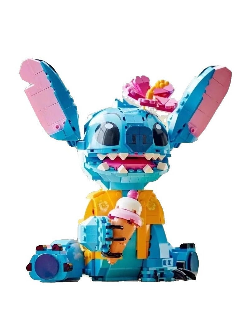 عام 0023 الكرتون أنيمي دي شيني غرزة 249 الأولاد جزيئات صغيرة تجميعها بناء كتلة اللعب 88055 الهدايا للأصدقاء والعائلة والأصدقاء - Image 1