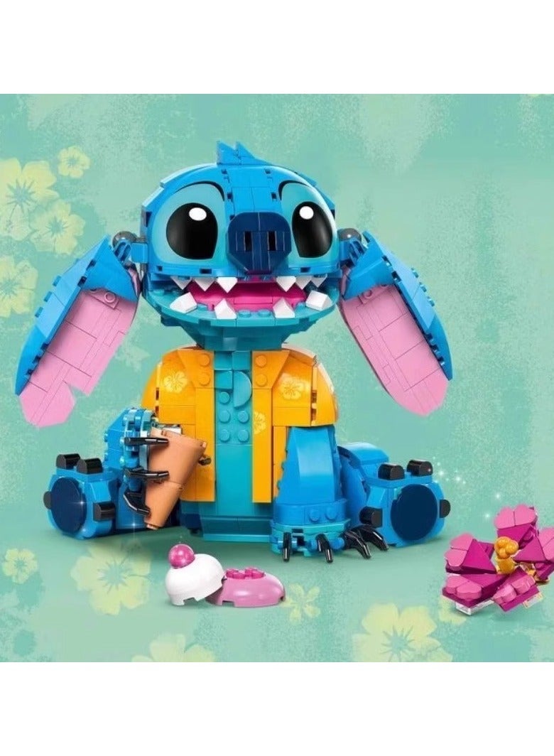 عام 0023 الكرتون أنيمي دي شيني غرزة 249 الأولاد جزيئات صغيرة تجميعها بناء كتلة اللعب 88055 الهدايا للأصدقاء والعائلة والأصدقاء - Image 3