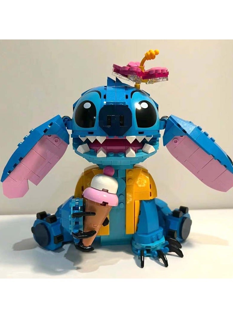 عام 0023 الكرتون أنيمي دي شيني غرزة 249 الأولاد جزيئات صغيرة تجميعها بناء كتلة اللعب 88055 الهدايا للأصدقاء والعائلة والأصدقاء - Image 2