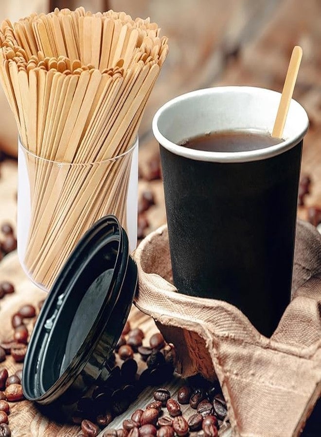 SANWALSA [Pack of 250, 14cm] Coffee Stirrer Sticks | Disposable Wooden Stir Sticks | Ideal for Hot and Cold Beverages - Image 4