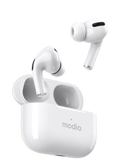 ME8 True Wireless Stereo Earpods with Bluetooth 5.3 – High-Fidelity In-Ear Earbuds with Charging Case, Touch Controls, Built-In Mic & Long Battery Life – Noise-Isolating Headset for Android, iOS & Tablets – Portable & Lightweight Design for Daily Use
