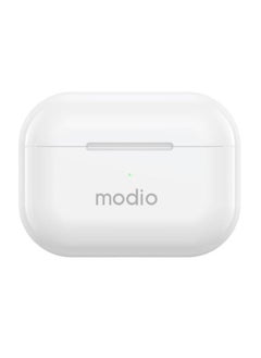 modio ME8 True Wireless Stereo Earpods with Bluetooth 5.3 – High-Fidelity In-Ear Earbuds with Charging Case, Touch Controls, Built-In Mic & Long Battery Life – Noise-Isolating Headset for Android, iOS & Tablets – Portable & Lightweight Design for Daily Use  - Image 2