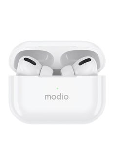 modio ME8 True Wireless Stereo Earpods with Bluetooth 5.3 – High-Fidelity In-Ear Earbuds with Charging Case, Touch Controls, Built-In Mic & Long Battery Life – Noise-Isolating Headset for Android, iOS & Tablets – Portable & Lightweight Design for Daily Use  - Image 4