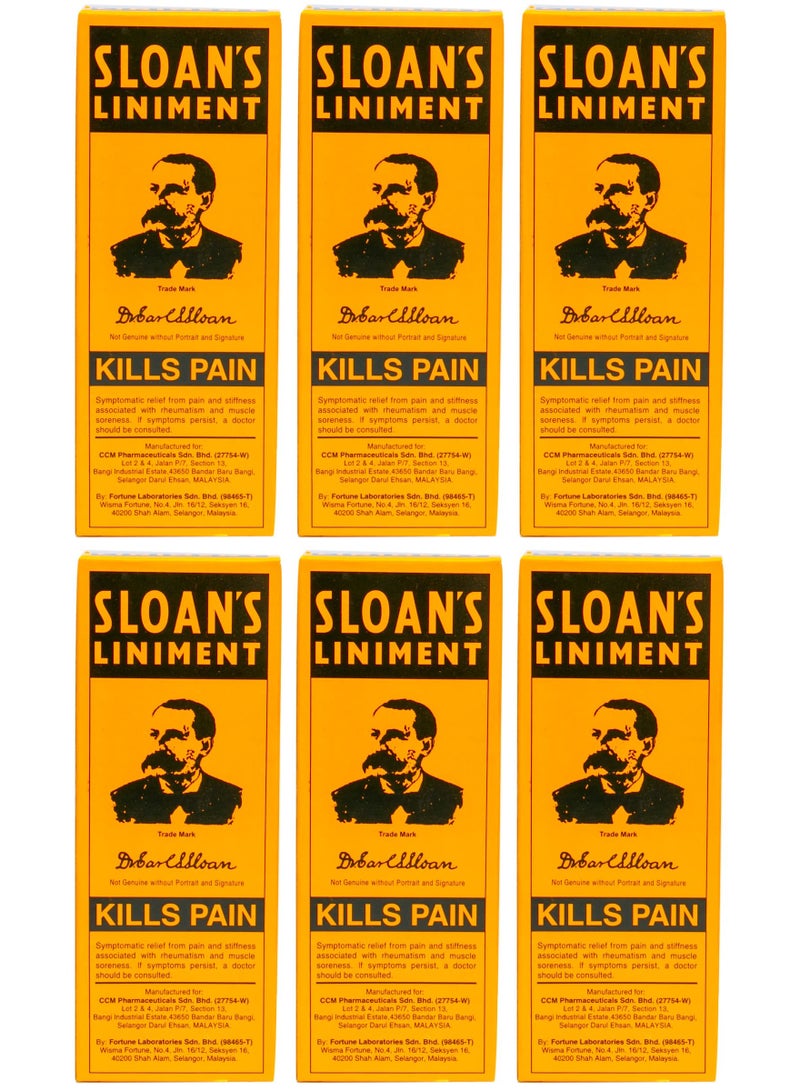 Sloan's Liniment Pain Killer Liniment Oil for Instant Relief 70ml (Pack of 6) - Image 1
